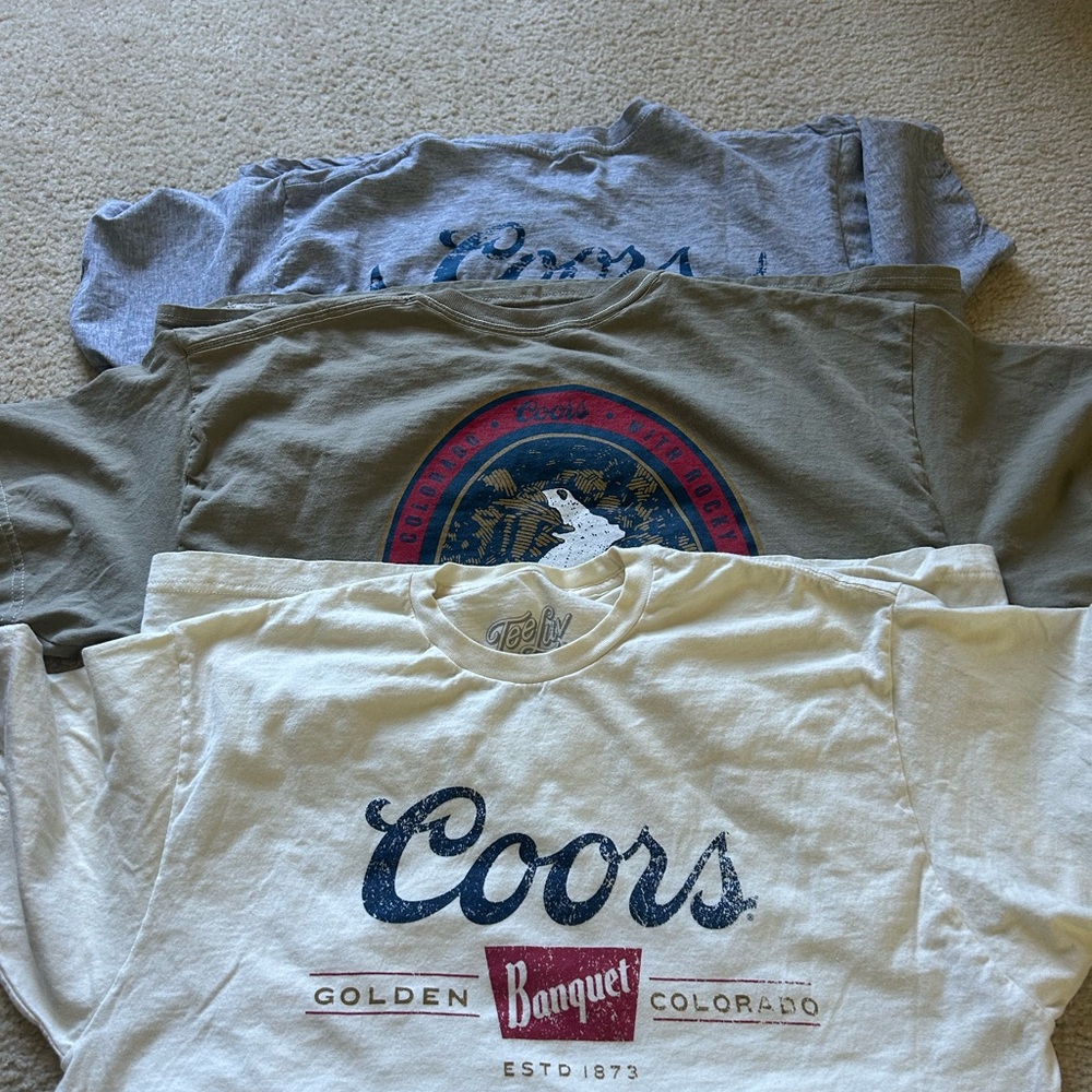 Coors Graphic T-Shirts Set